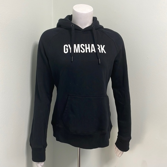 Gymshark  Apollo Black Hoodie Pullover Sweatshirt - Picture 1 of 8